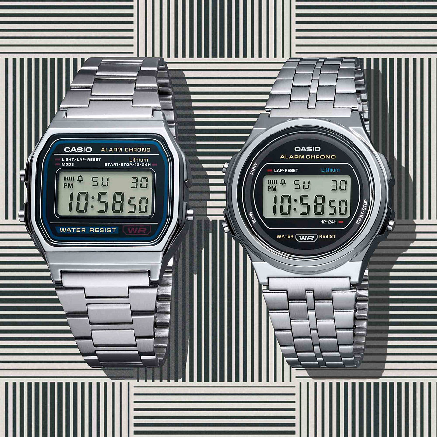 Часы Casio Vintage A158WA-1DF (A158WA-1) — пластик, Япония
