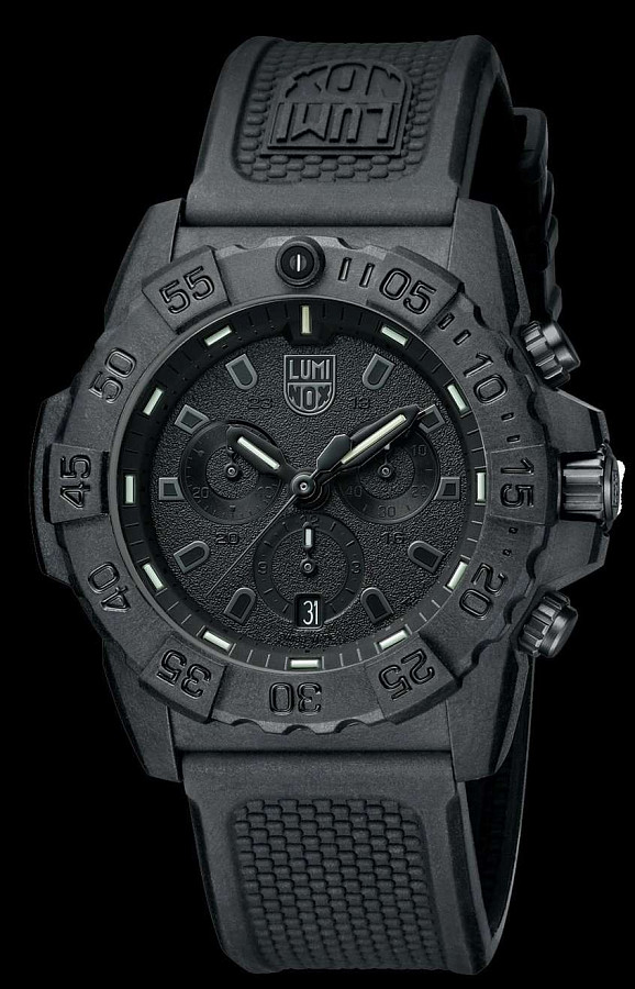 Часы Luminox Navy SEAL Chronograph 3580 Series XS.3581.BO — резина, мужские