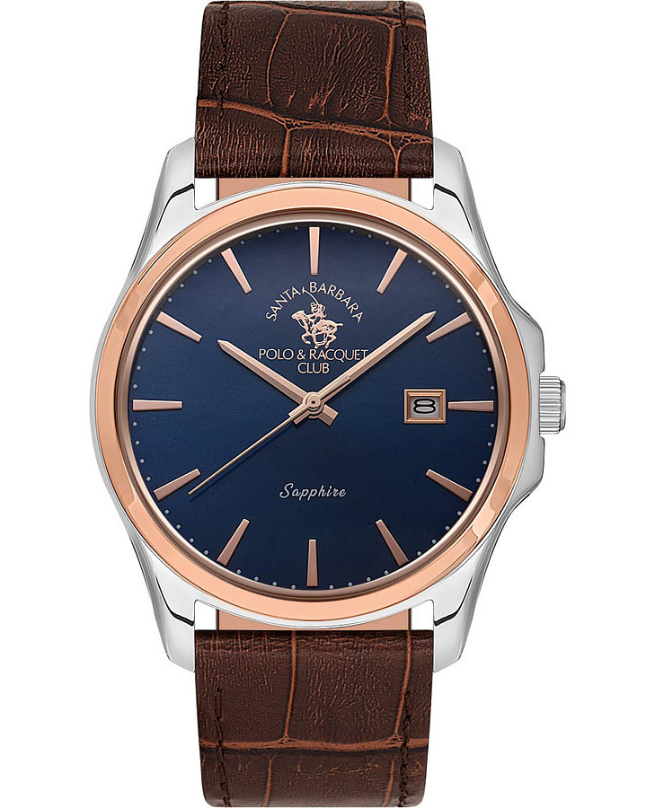 Часы Santa Barbara Polo & Racquet Club Noble SB.1.10535-4 — мужские, синий