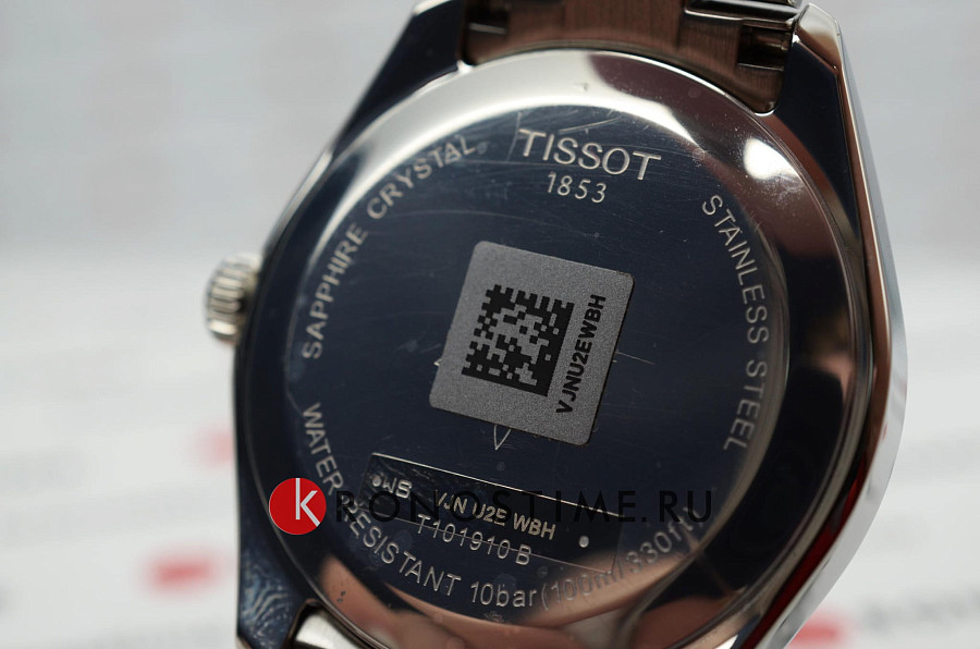 Часы Tissot PR 100 Lady Sport Chic T101.910.11.351.00 — голубой, сталь металл