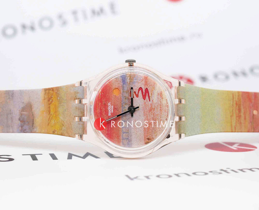 Часы Swatch Gent Biosourced Standart SO28Z700 — кварцевые, пластик