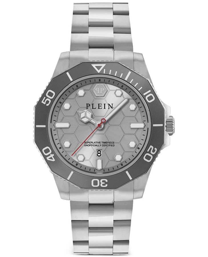Часы Philipp Plein Aquastorm PW2GA0326 — мужские, серый