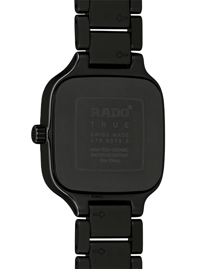 Часы Rado True Square R27080162 — кварцевые, керамика