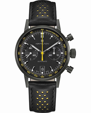 Hamilton American Classic Intra-matic Autochrono Full Black H38446731