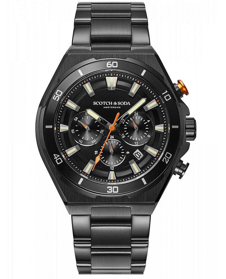 Часы Scotch&Soda SSM.118E — мужские, черный