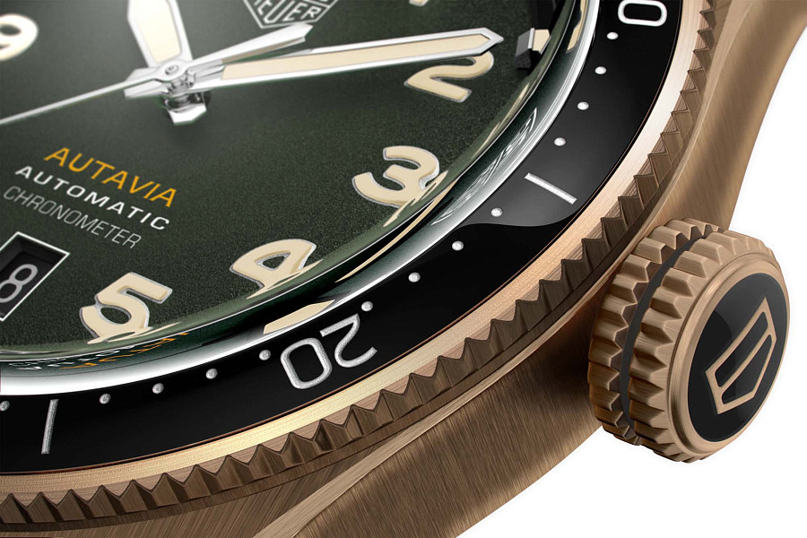 Часы TAG Heuer Autavia WBE5190.FC8268 — бронза, Швейцария