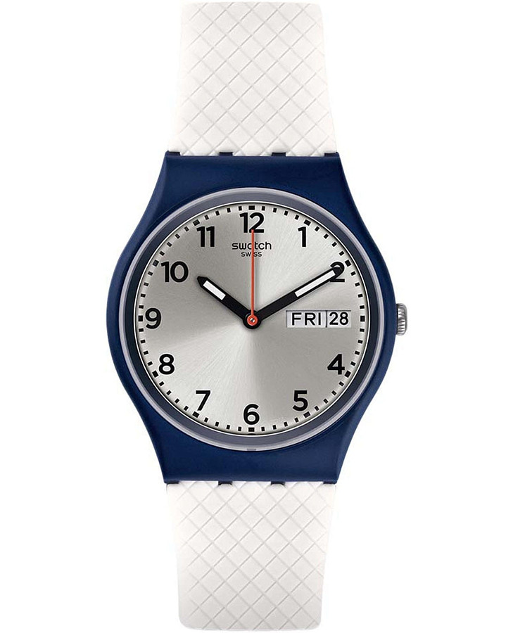 Часы Swatch Tech-Mode White Delight GN720 — женские, серебристый