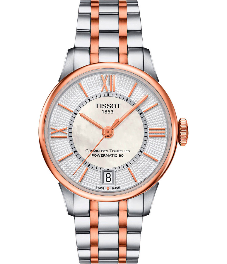 Часы Tissot Chemin des Tourelles Powermatic 80 Lady T099.207.22.118.02 — женские