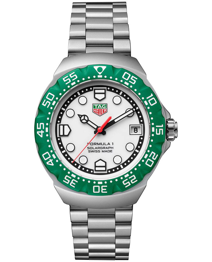 Часы TAG Heuer Formula 1 Solargraph WBY111E.BA0042 — мужские, белый