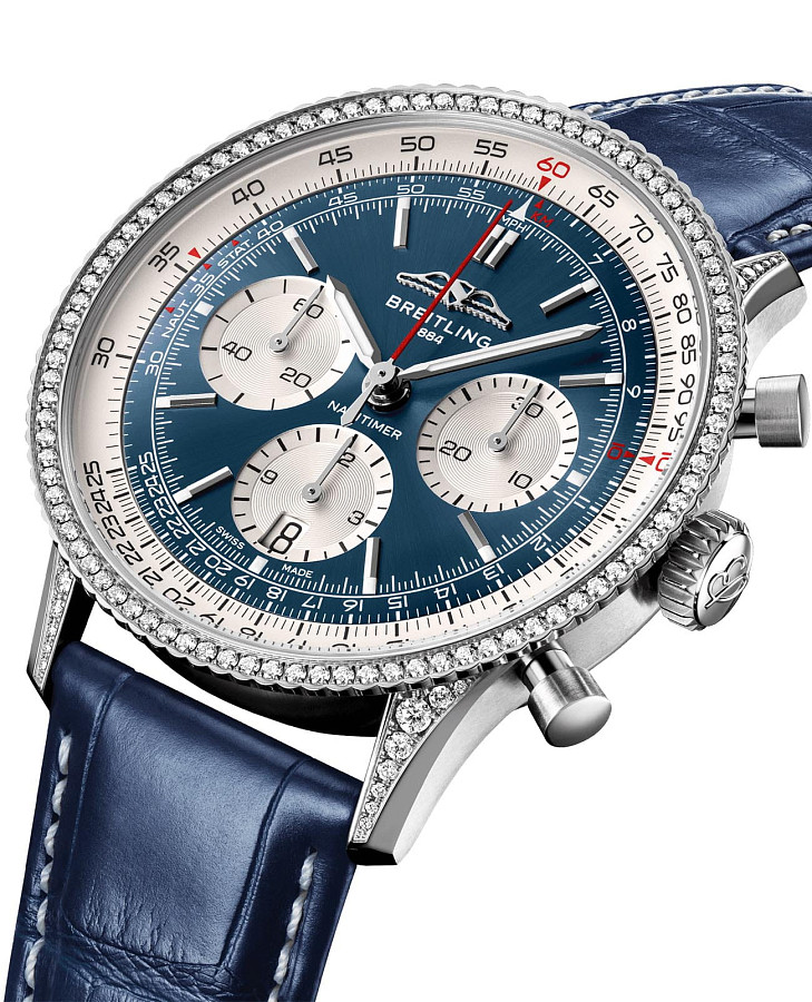 Часы Breitling Navitimer B01 Chronograph 41 AB0139631C1P1 — механические, сталь металл