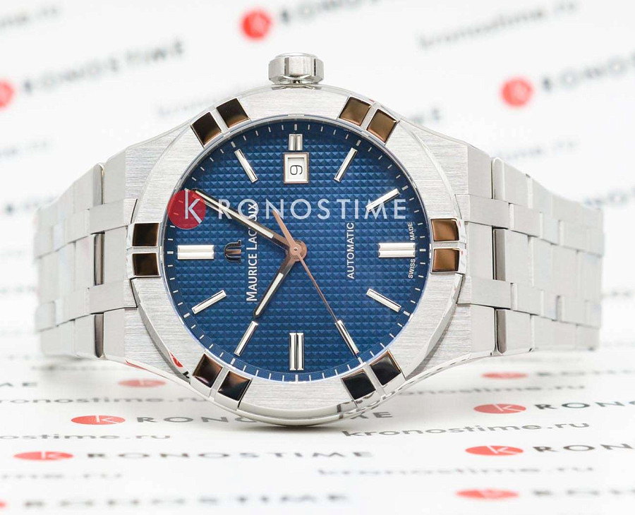 Часы Maurice Lacroix Aikon Automatic AI6008-SS002-430-1 — механические, металл сталь
