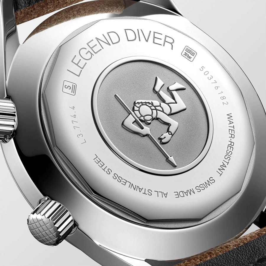 Часы Longines Legend Diver Watch L3.774.4.60.2 — механические, Швейцария, мужские