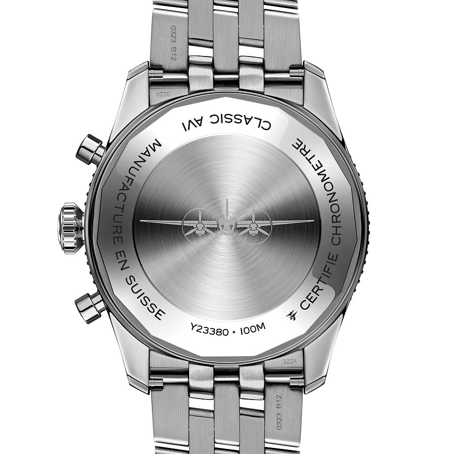 Часы Breitling Classic Avi Chronograph 42 Mosquito Y233801A1B1A1 — нержавеющая сталь, мужские