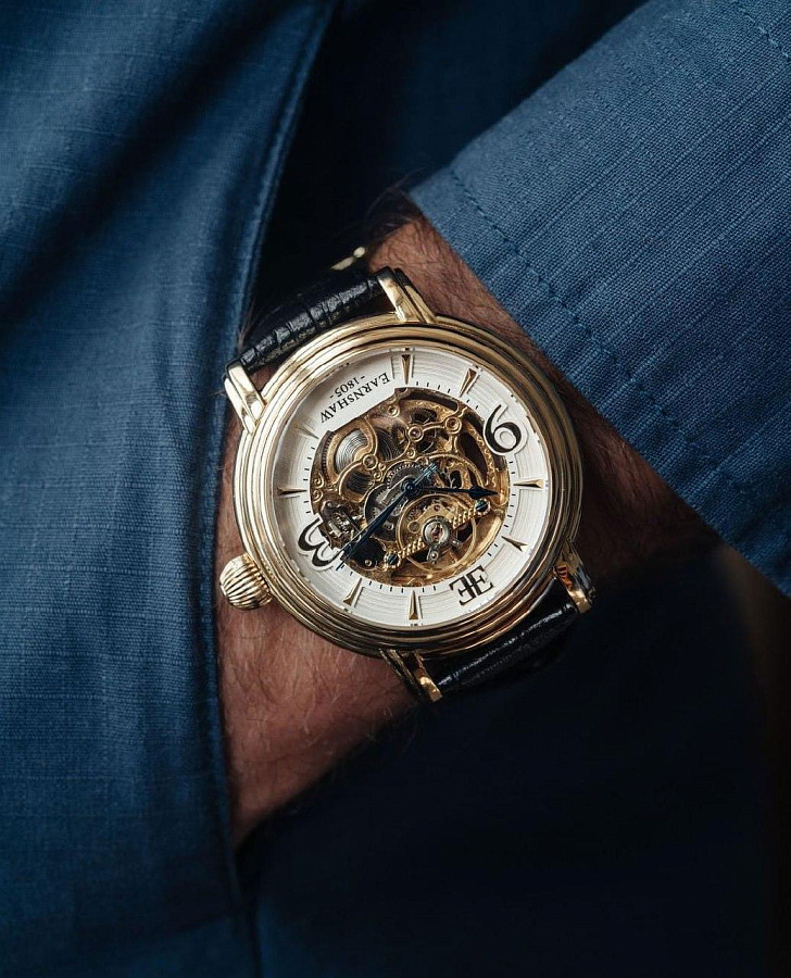 Часы Earnshaw ES-8011-04 — механические, металл сталь