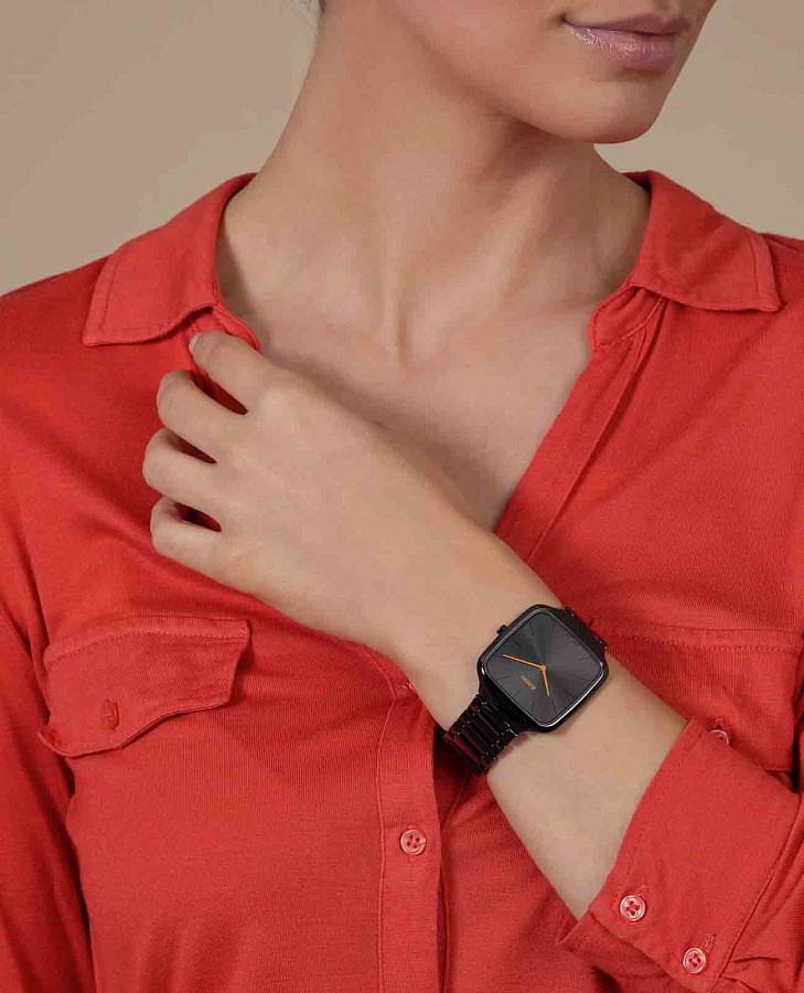 Часы Rado True Square Thinline x Les Couleurs Le Corbusier R27054162 — Швейцария, кварцевые