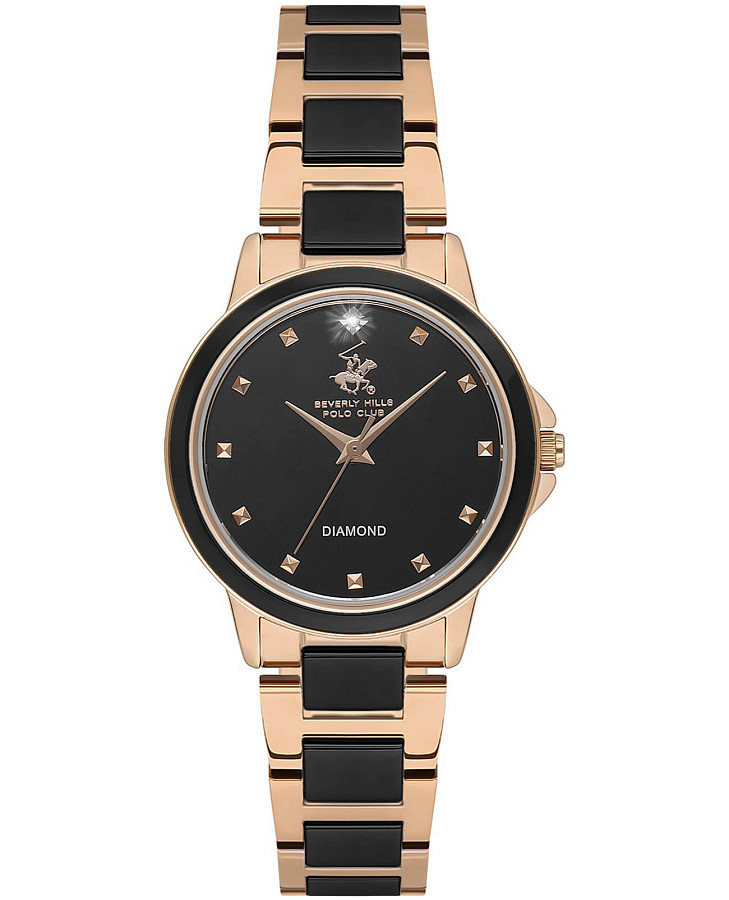 Часы Beverly Hills Polo Club Quartz BP3602C.450 — женские, черный