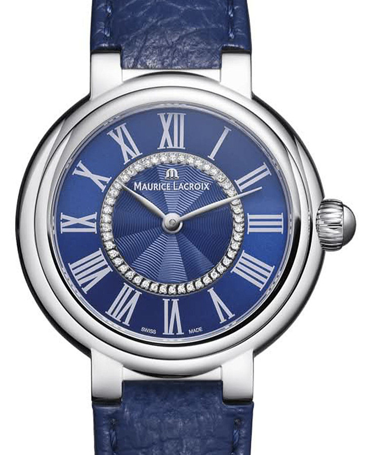 Часы Maurice Lacroix Fiaba Round FA1306-SS001-410-4 — кварцевые, металл сталь