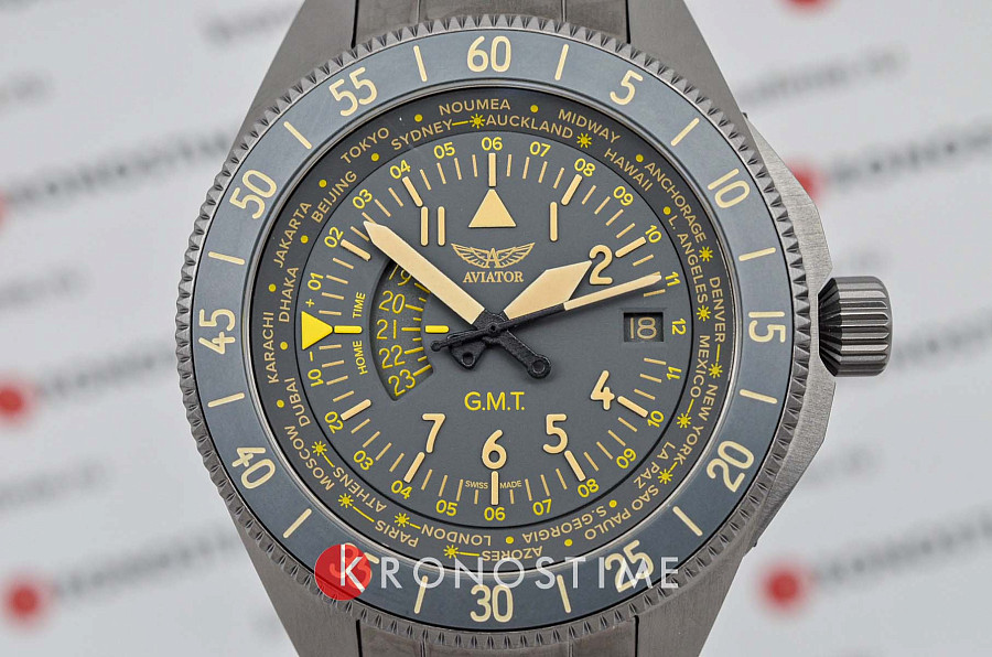 Часы Aviator Airacobra V.1.37.7.305.5 — мужские, серый