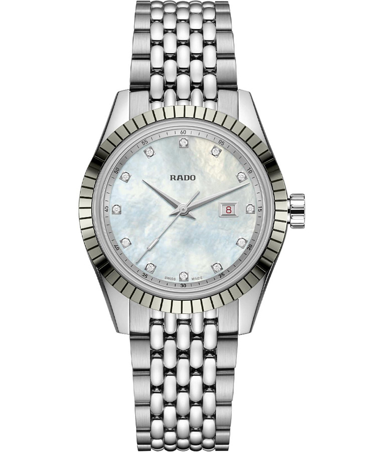 Часы Rado Hyperchrome R33104923 — женские, перламутровый