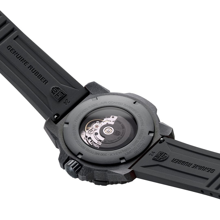 Часы Luminox Master Carbon SEAL Automatic XS.3865.GOLD — пластик карбон, Швейцария