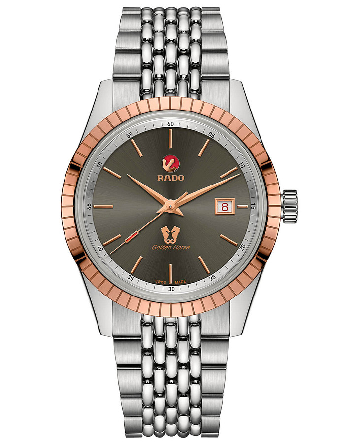 Часы Rado Golden Horse Automatic R33100103 — мужские, антрацитовый