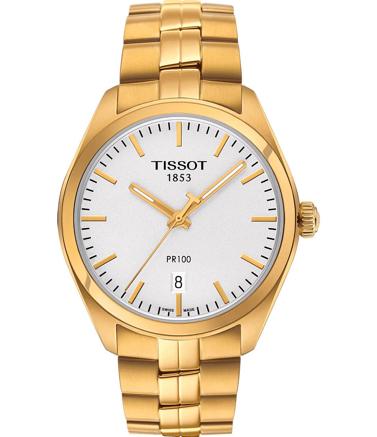 Часы Tissot PR 100 T101.410.33.031.00 — мужские, белый