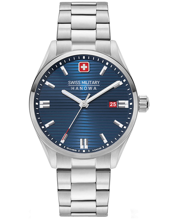 Часы Swiss Military Hanowa Roadrunner SMWGH2200102 — мужские, синий