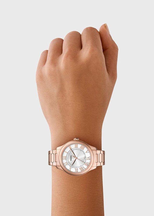 Часы Fossil Gilmore ES5420 — кварцевые, сталь металл