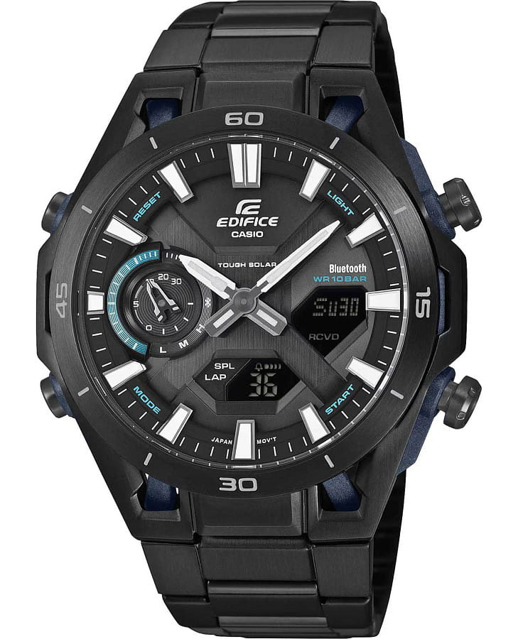 Часы Casio Edifice ECB-2300DC-1A — мужские, черный