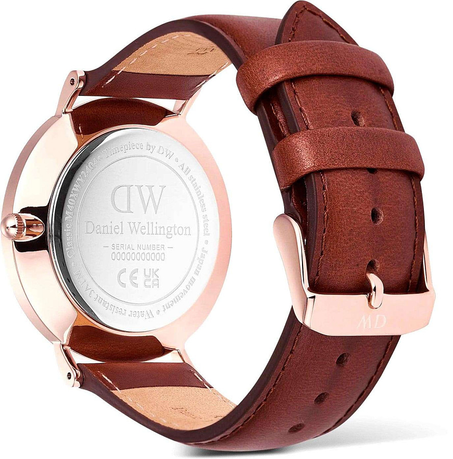 Часы Daniel Wellington Classic Day Display St Mawes Rose Gold Arctic DW00100830 — синий, сталь металл