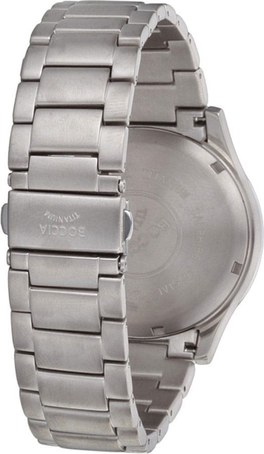 Часы Boccia Titanium 3580-02 — кварцевые, титан