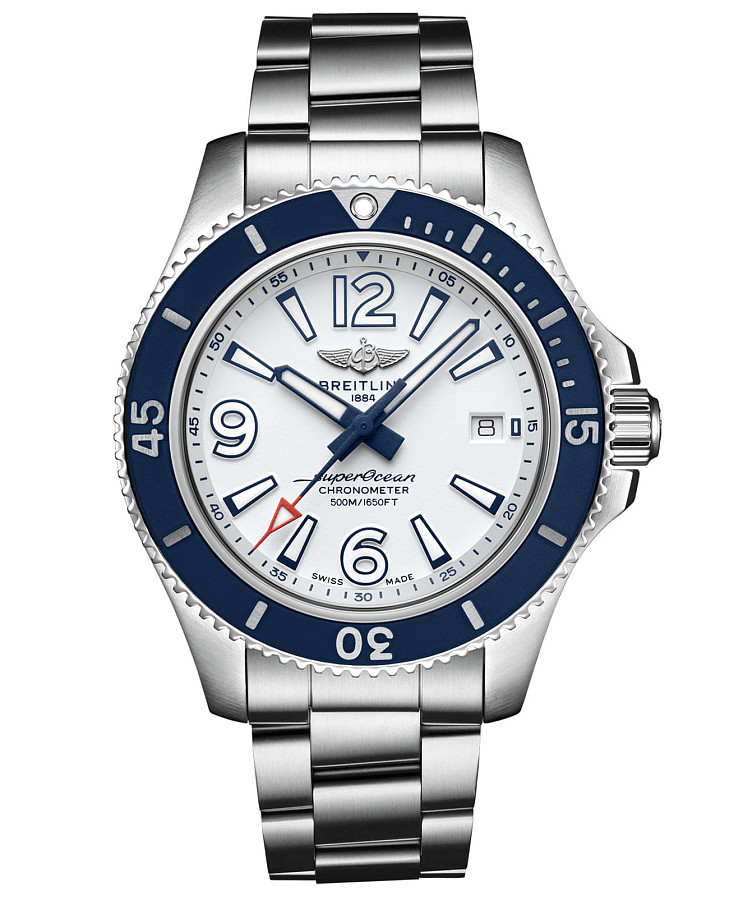 Часы Breitling Superocean Automatic 42 A17366D81A1A1 — мужские, белый