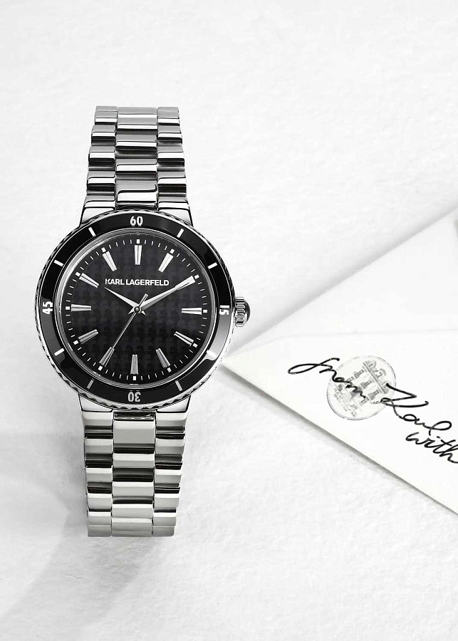 Часы Karl Lagerfeld Kaiser R0553104505 — черный, сталь металл