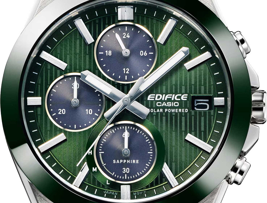 Часы Casio Edifice EFS-S650D-3A — кварцевые, металл сталь