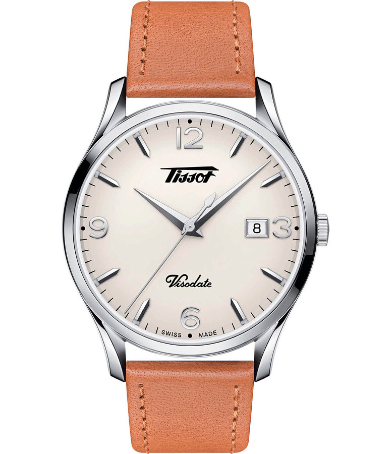 Часы Tissot Heritage Visodate T118.410.16.277.00 — мужские, белый