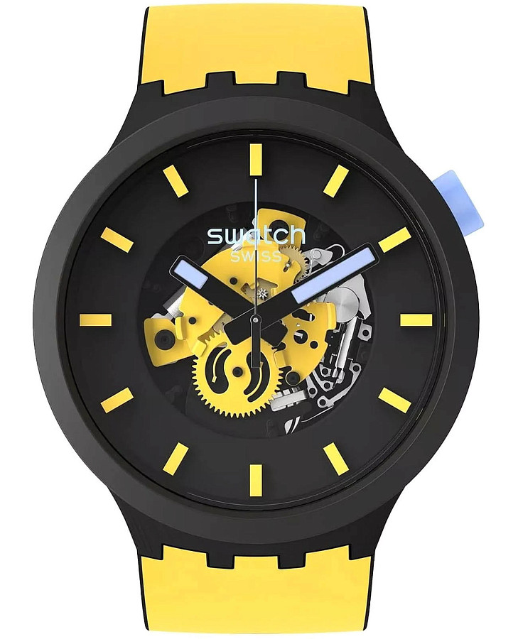 Часы Swatch Big Bold Bioceramic Lacquered SB03B109 — мужские