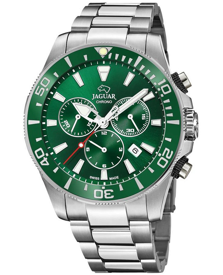 Часы Jaguar Executive Diver Chrono J861/4 — мужские, зеленый