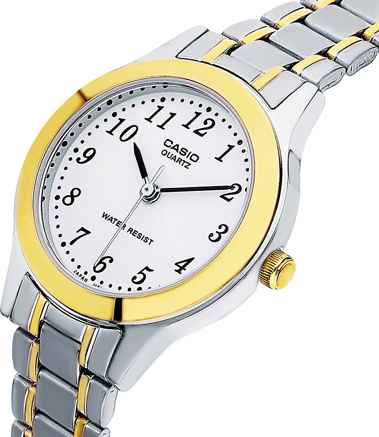 Часы Casio Collection LTP-1128G-7B — сталь с ip покрытием, женские