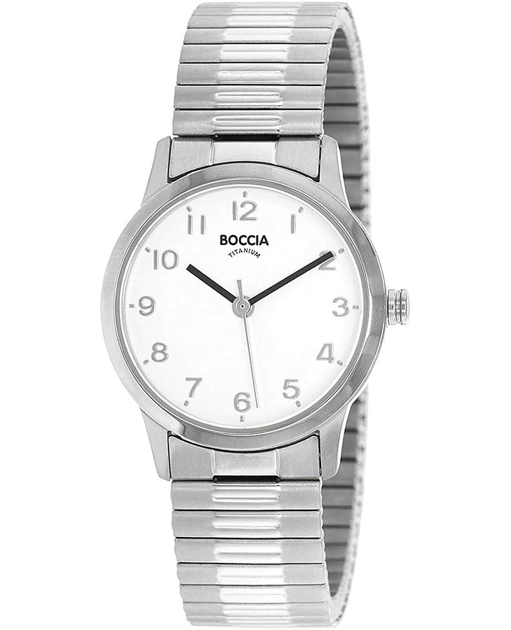 Часы Boccia Titanium Circle-Oval 3318-01 — женские, белый