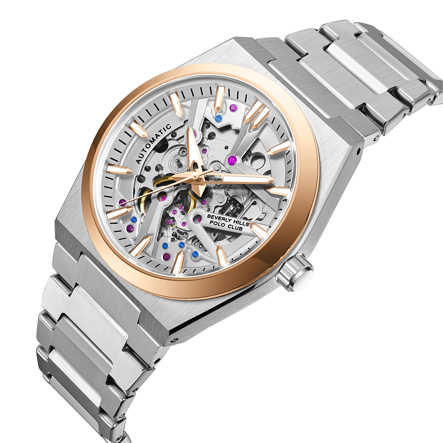 Часы Beverly Hills Polo Club BP3731X.530 — механические, сталь металл
