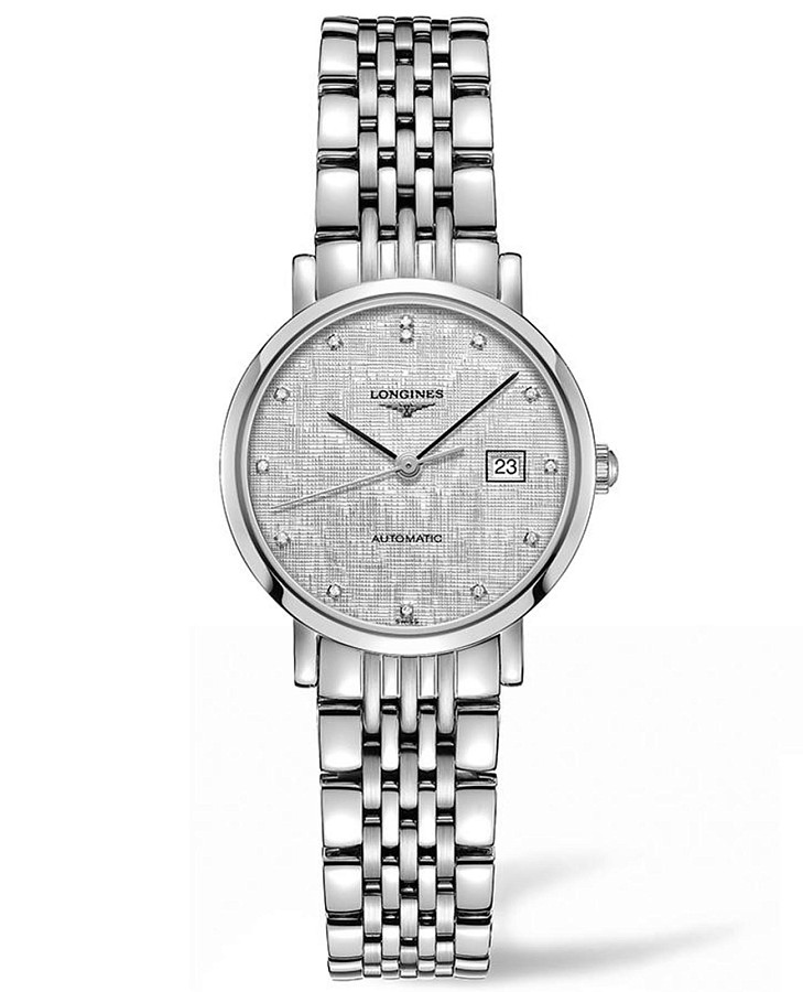Часы Longines Elegant Collection L4.310.4.77.6 — женские, серебристый