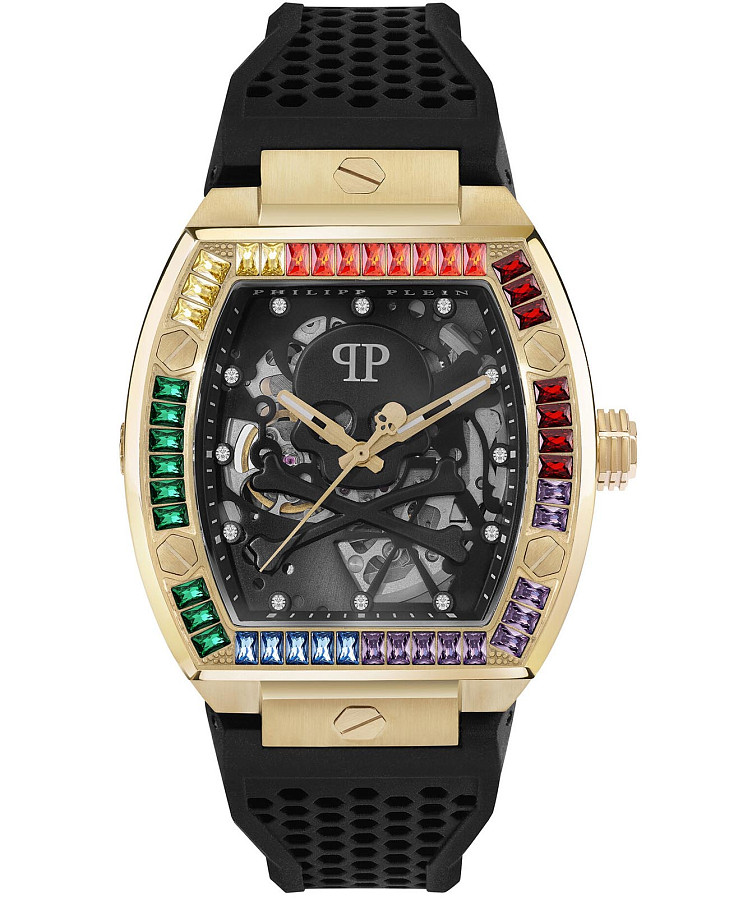 Часы Philipp Plein The Skeleton PWBAA1623 — мужские, черный