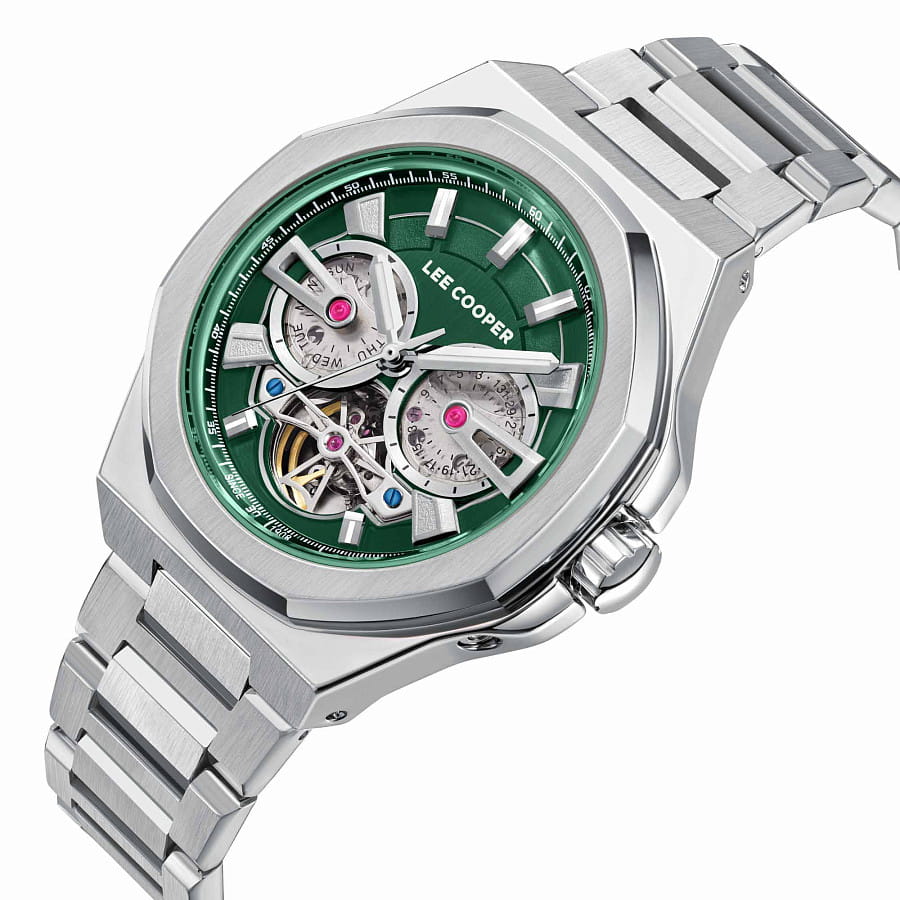Часы Lee Cooper LC08124.370 — механические, металл сталь