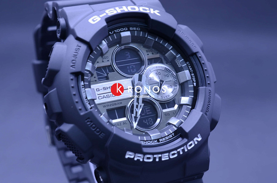 Часы Casio G-Shock GA-140GM-1A1 — электронные, Япония, мужские