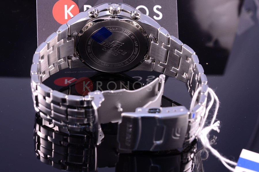Часы Casio Edifice EF-540D-1A — нержавеющая сталь, мужские