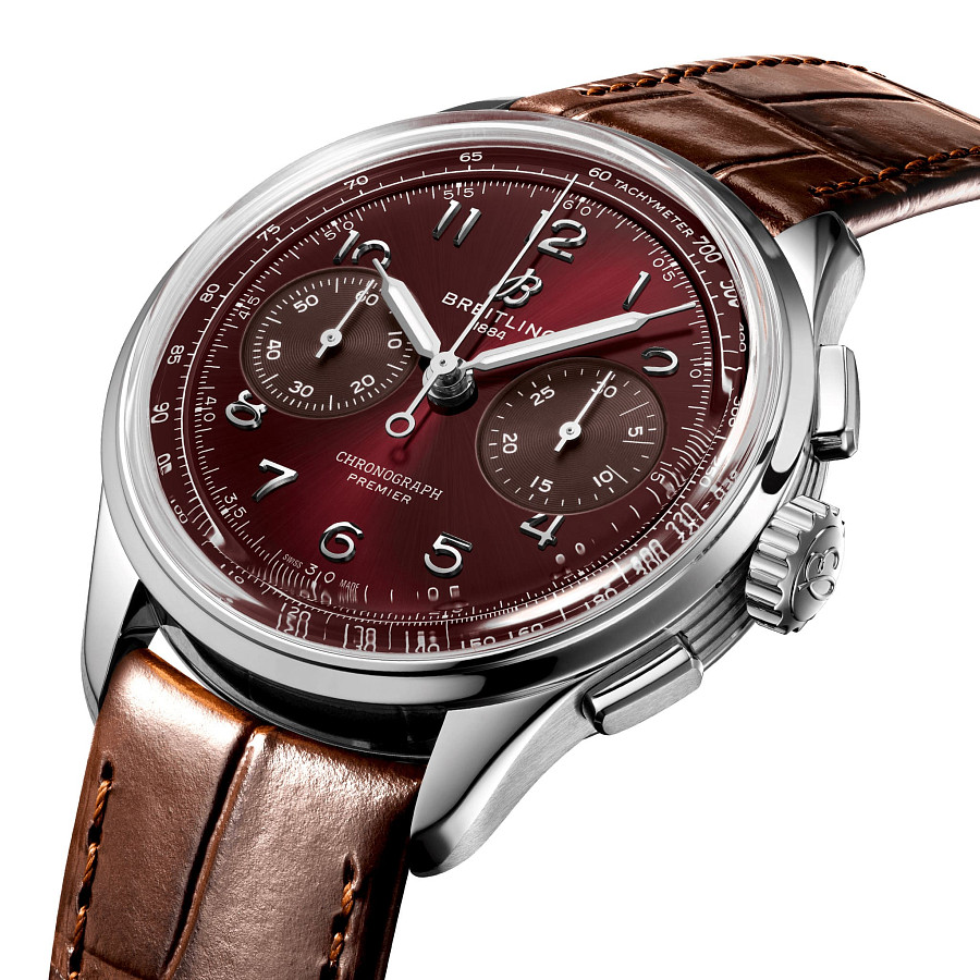 Часы Breitling Premier B09 Chronograph 40 AB0930D41K1P1 — механические, сталь металл