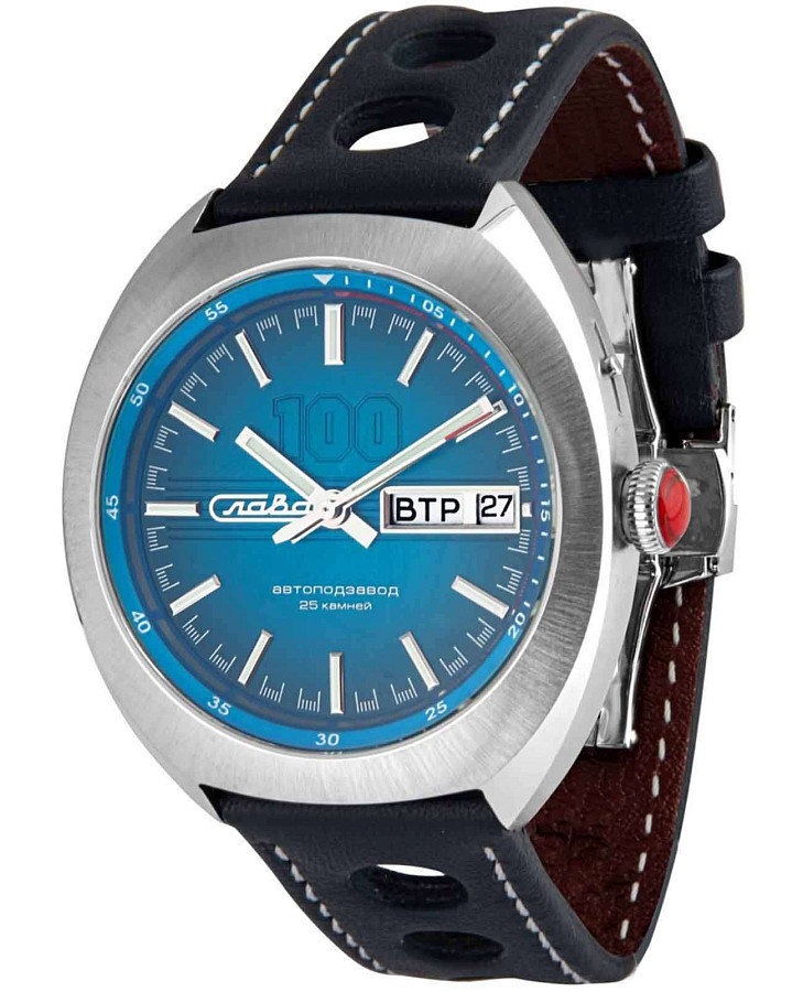Часы Слава Мир 9010575/300-2427 — механические, металл сталь