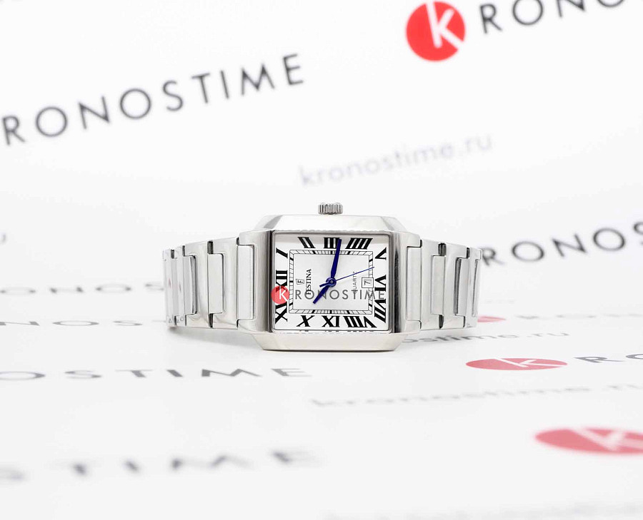 Часы Festina On The Square F20679/1 — кварцевые, металл сталь
