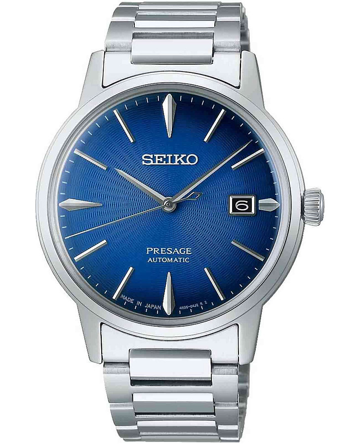 Часы Seiko Presage SRPJ13J1 — мужские, синий