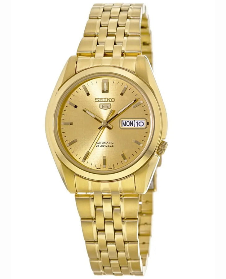 Часы Seiko 5 Regular SNK366K1 — мужские, золотой